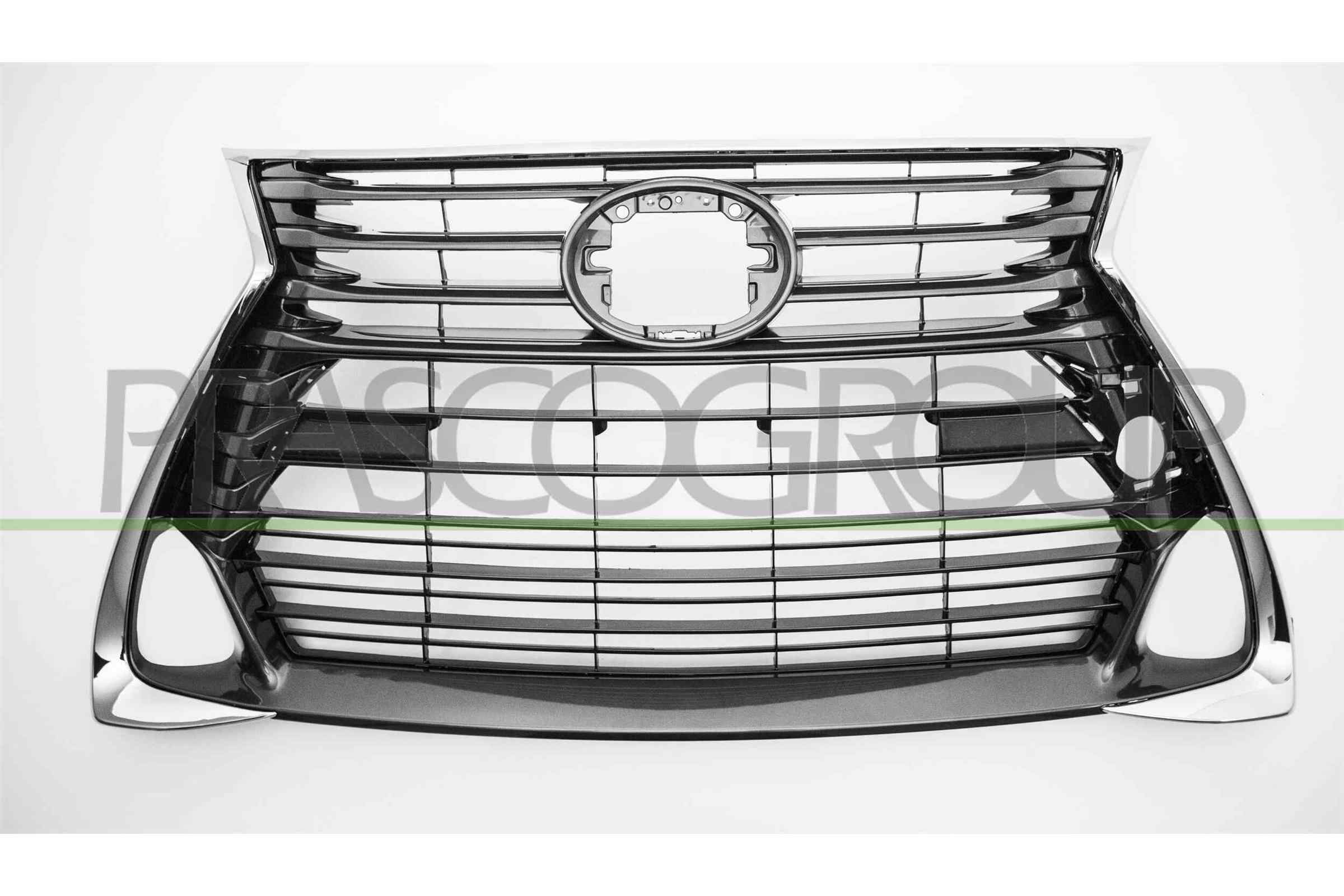 GRIGLIA RAD NERA CON MODANATURA CROMATA LEXUS - GS (L10) 08/15 -