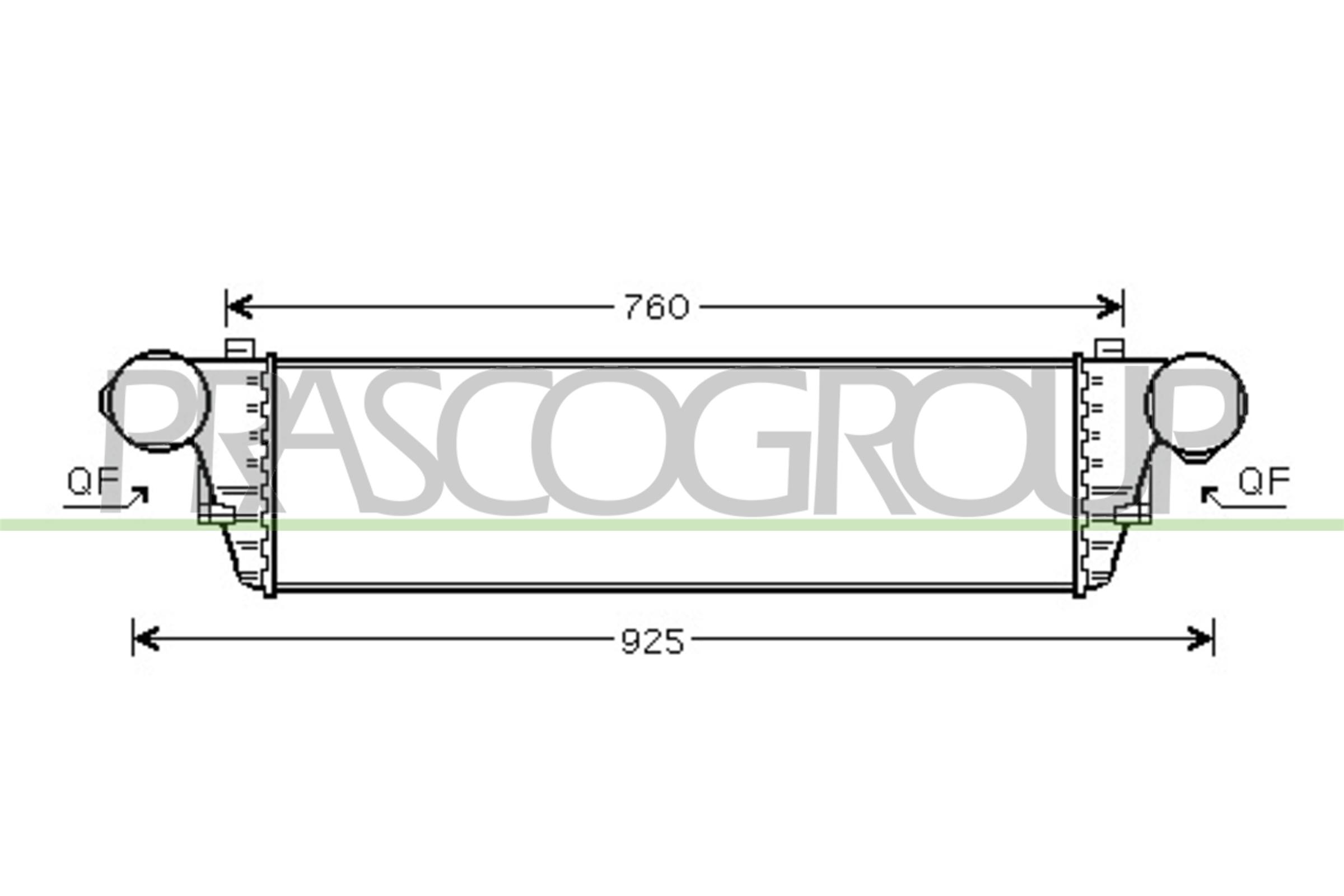 Intercooler PRASCO ME026N003
