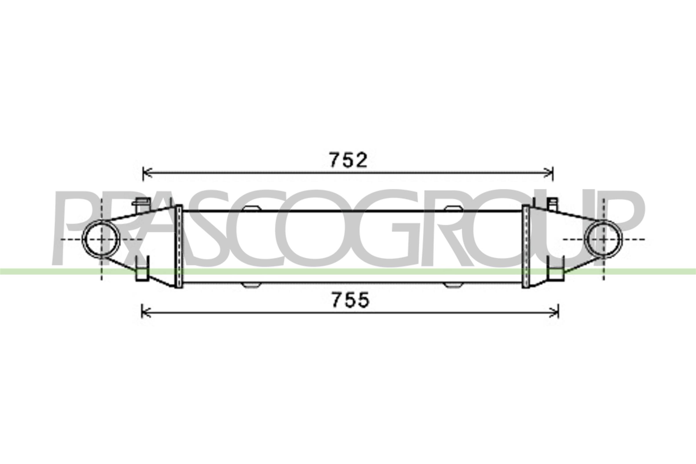 Intercooler PRASCO ME029N001