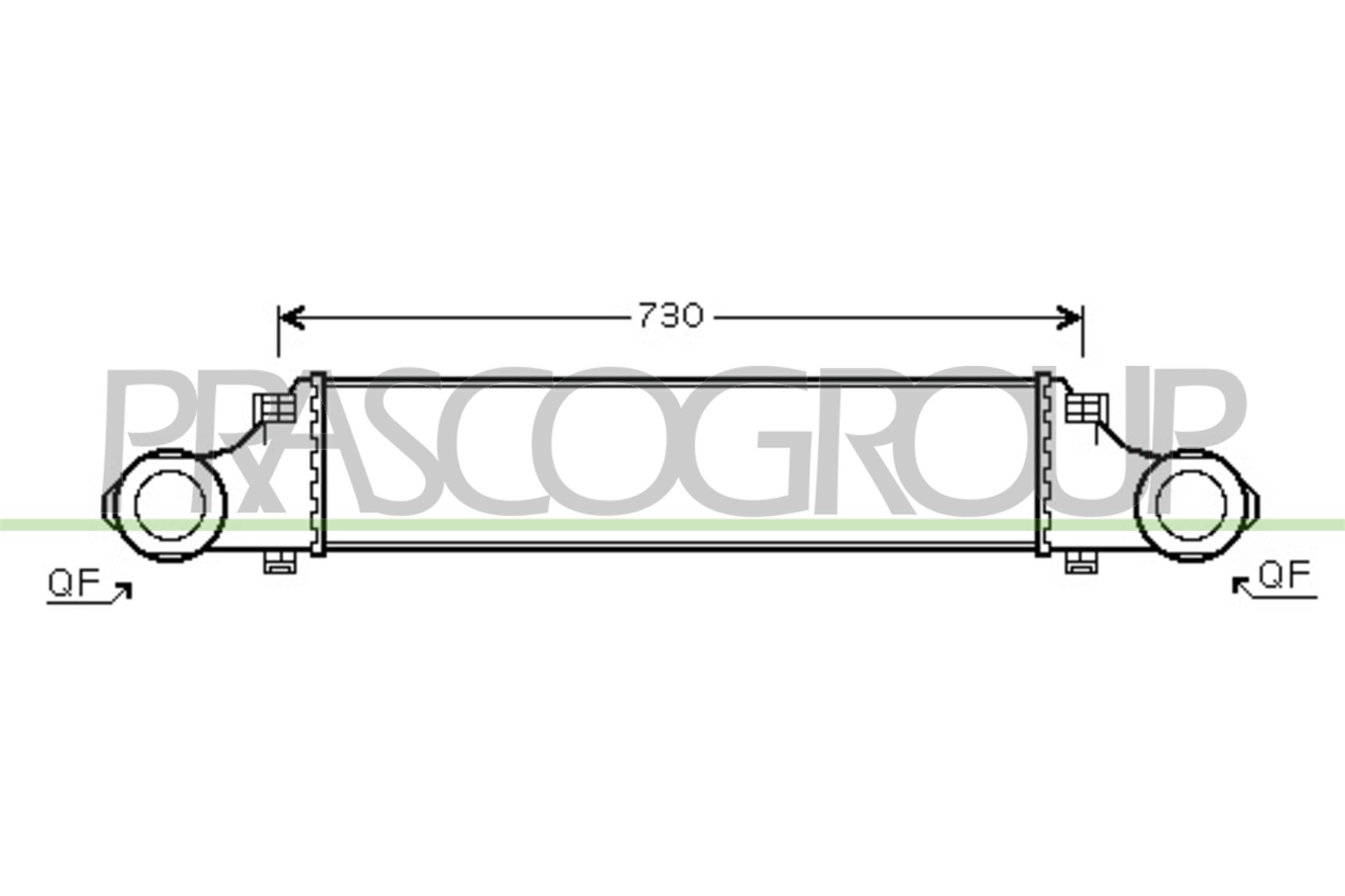 Intercooler PRASCO ME039N001