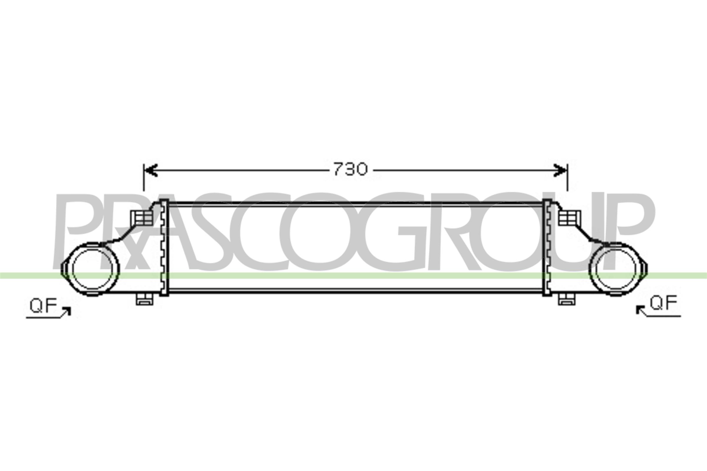 Intercooler PRASCO ME039N002
