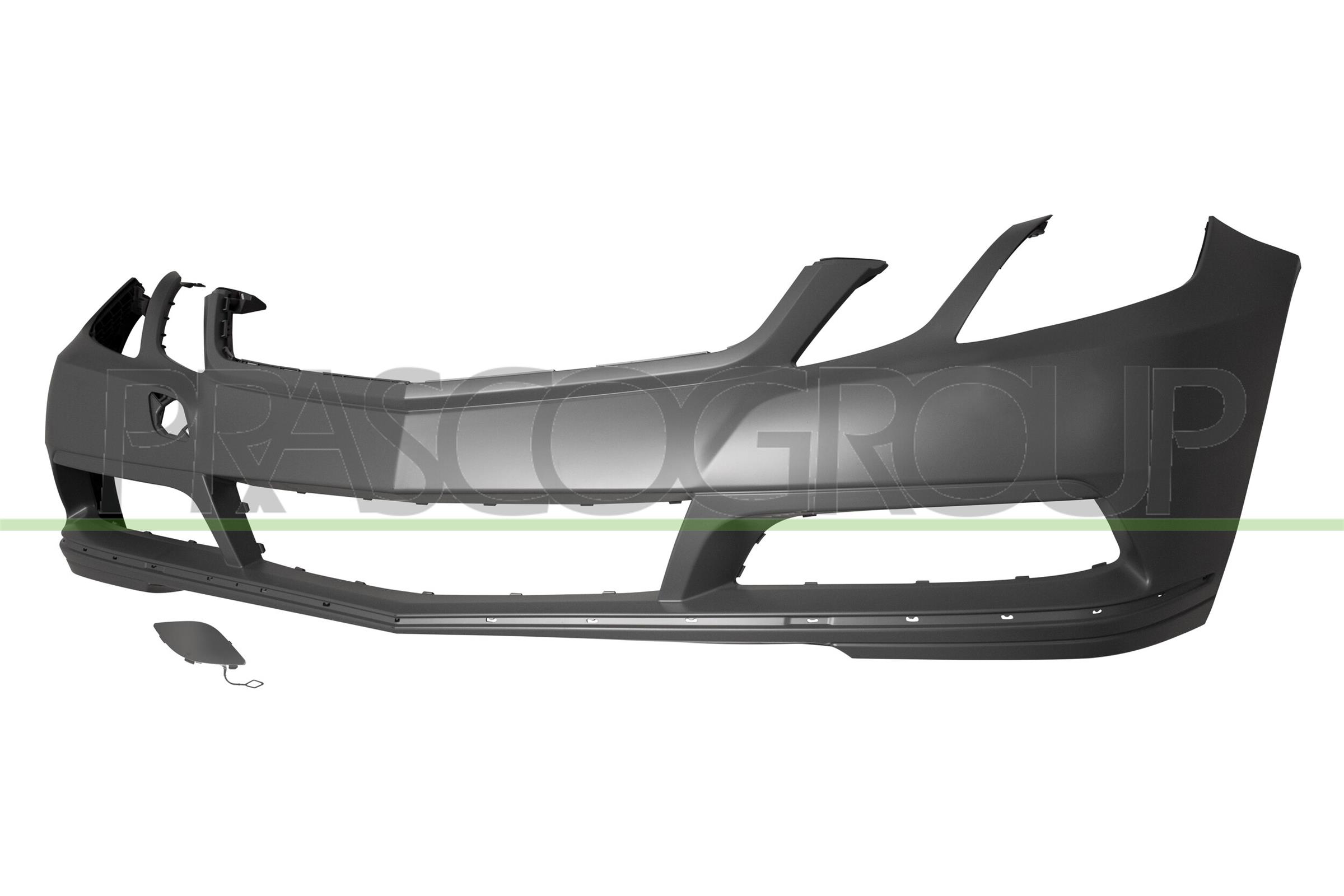 PARAURTI ANTERIORE CON PRIMER-CON TAPPO COPRIGANCIO-CON TRACCE PDC+PARK ASSIST E LAVAFARI