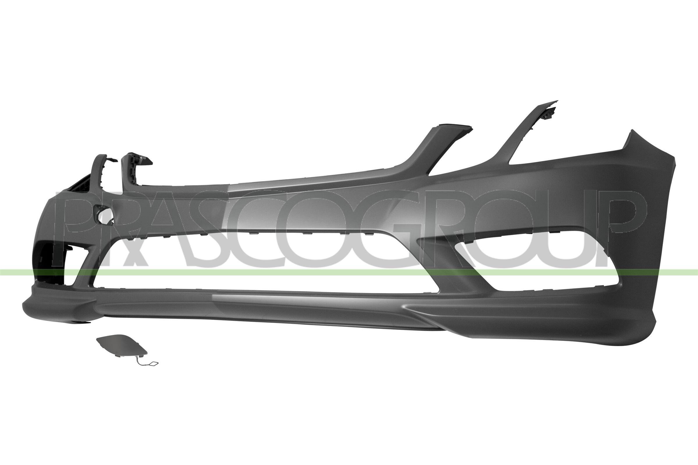 PARAURTI ANTERIORE CON PRIMER-CON TAPPO COPRIGANCIO-CON TRACCE PDC+PARK ASSIST E LAVAFARI MOD. AMG