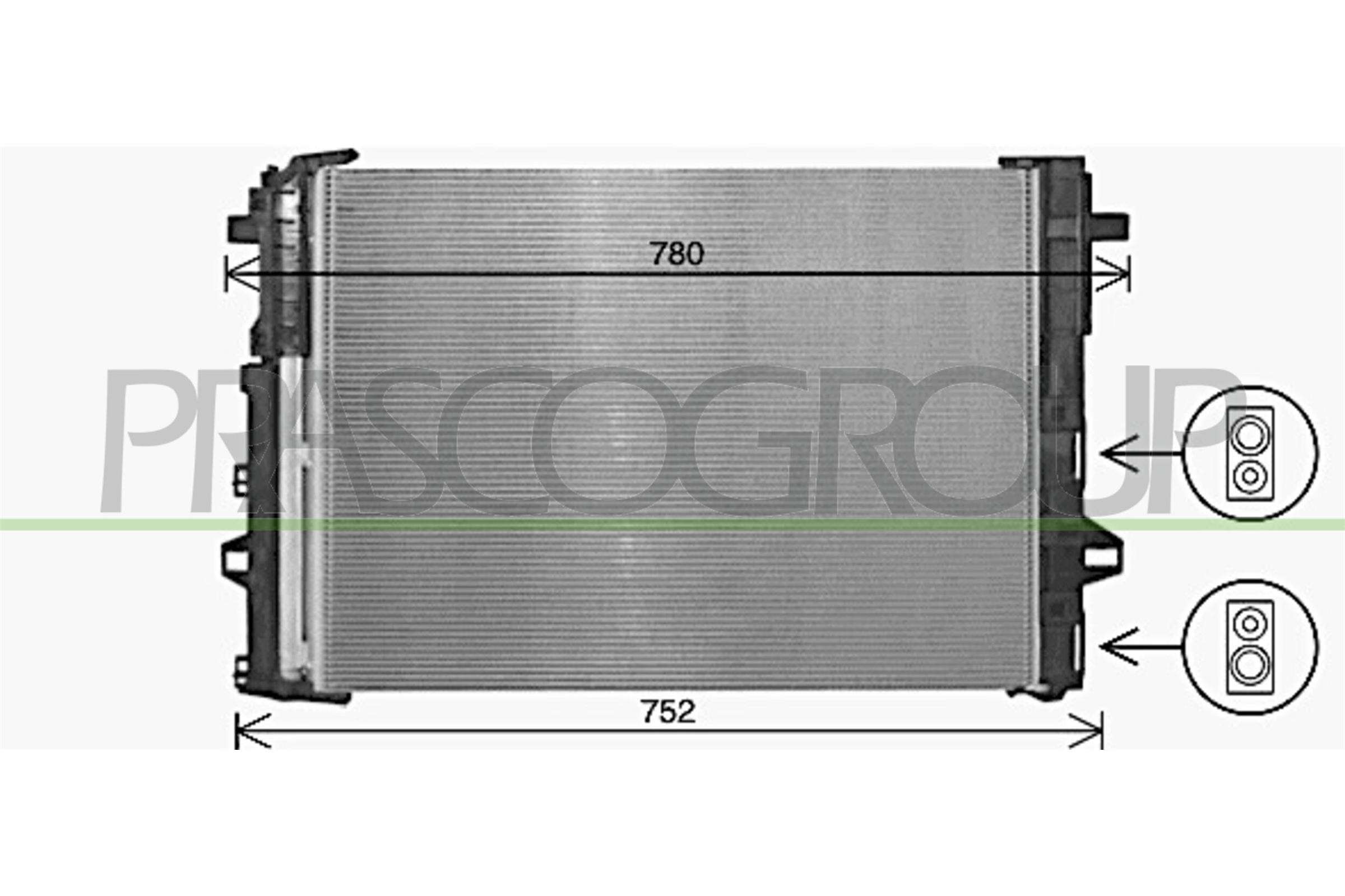 Condensatore, climatizzatore PRASCO ME424C001