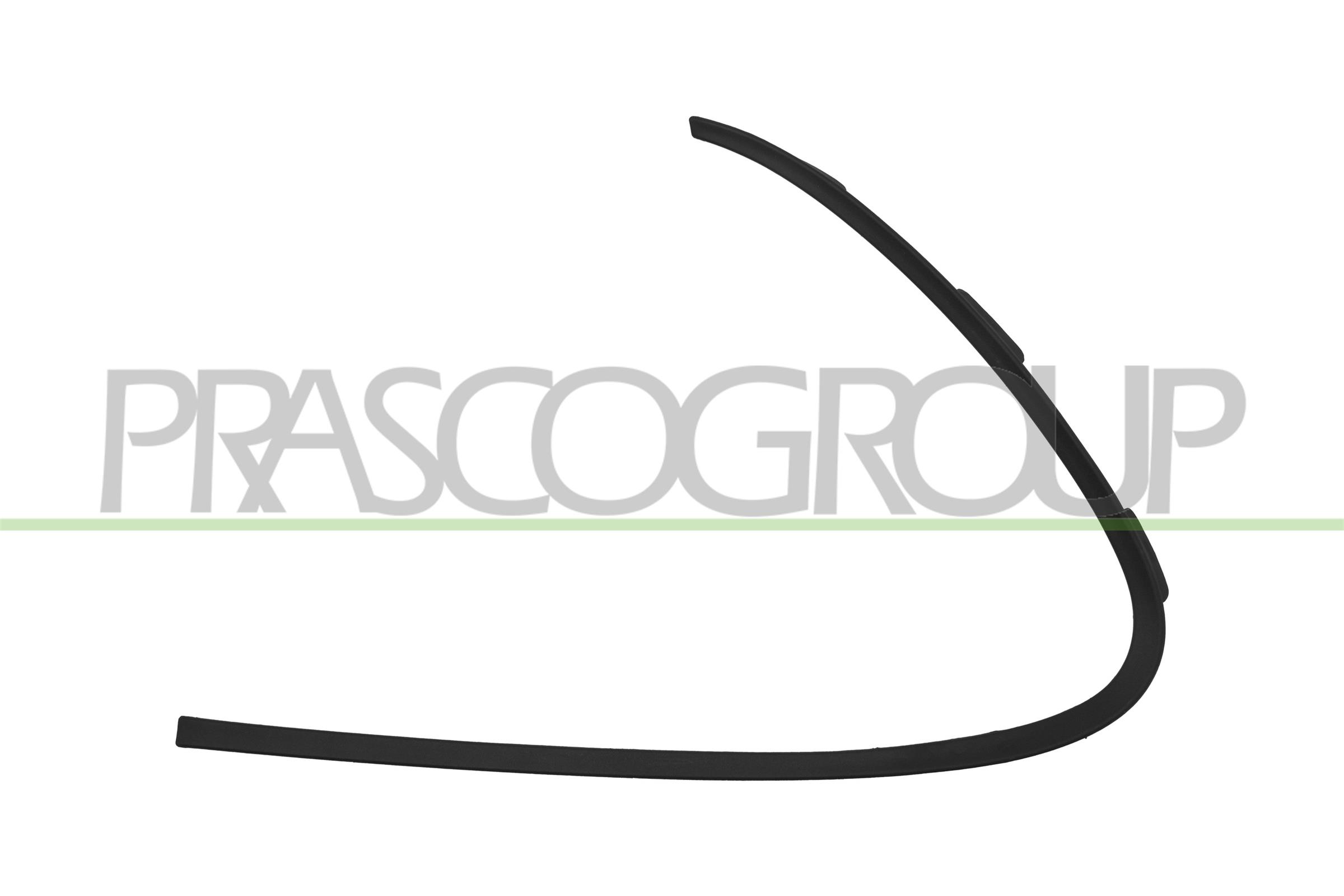 PRASCO MODANATURA SINISTRA PARAURTI ANTERIORE NERA GOFFRATA