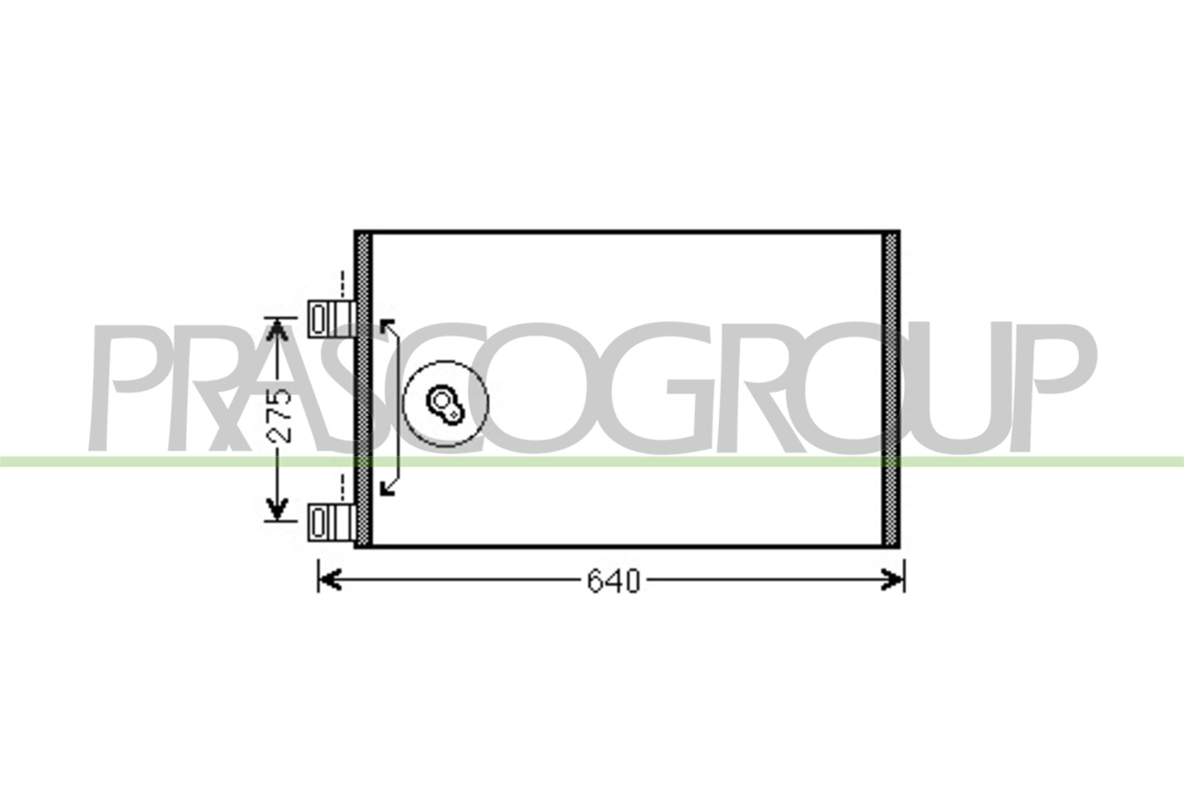 Condensatore, climatizzatore PRASCO ME750C001