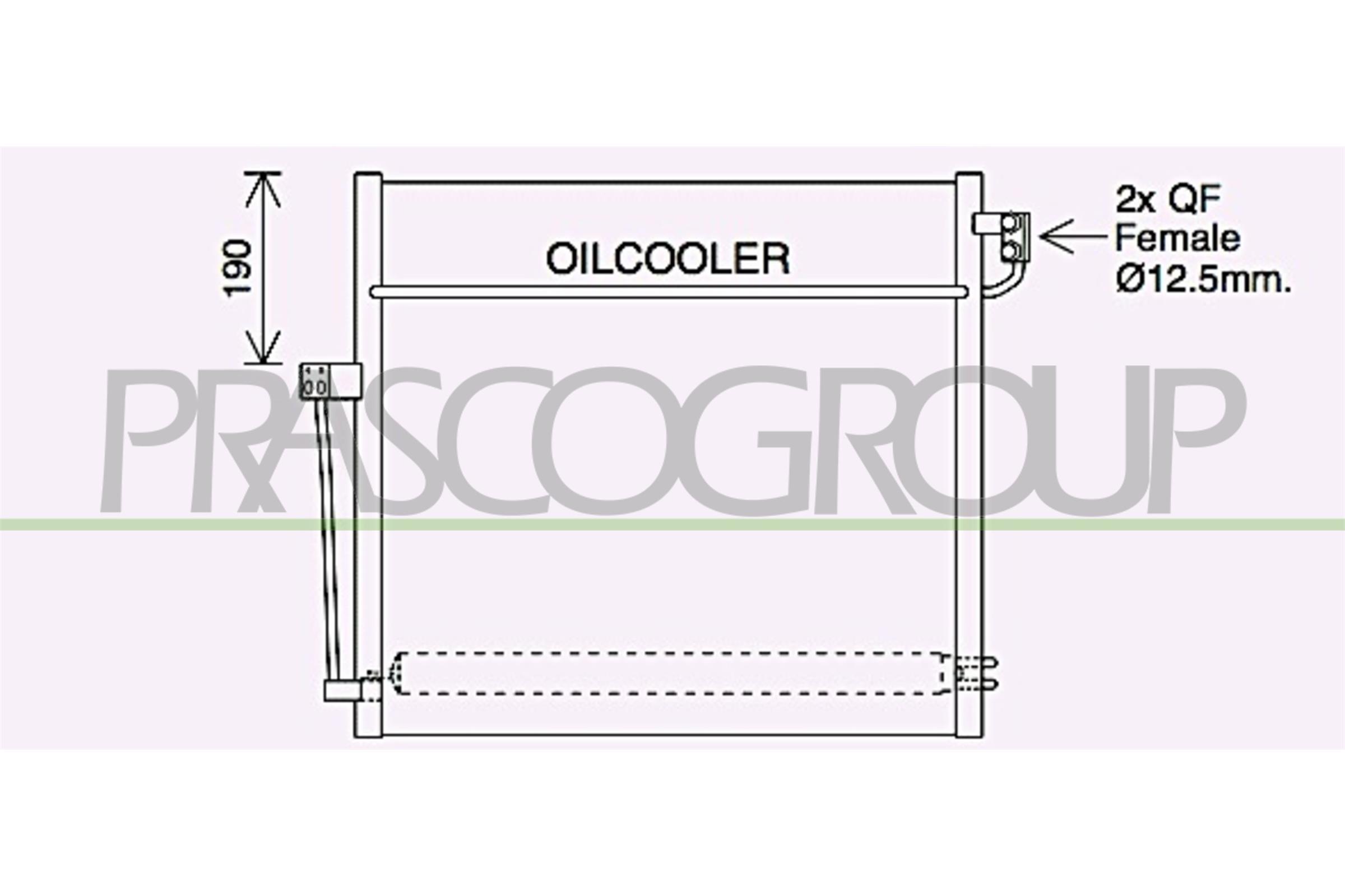 Condensatore, climatizzatore PRASCO ME828C002