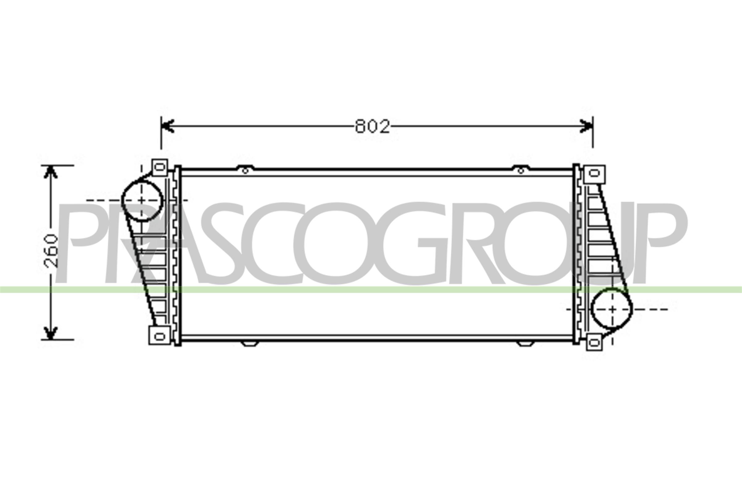 Intercooler PRASCO ME915N001