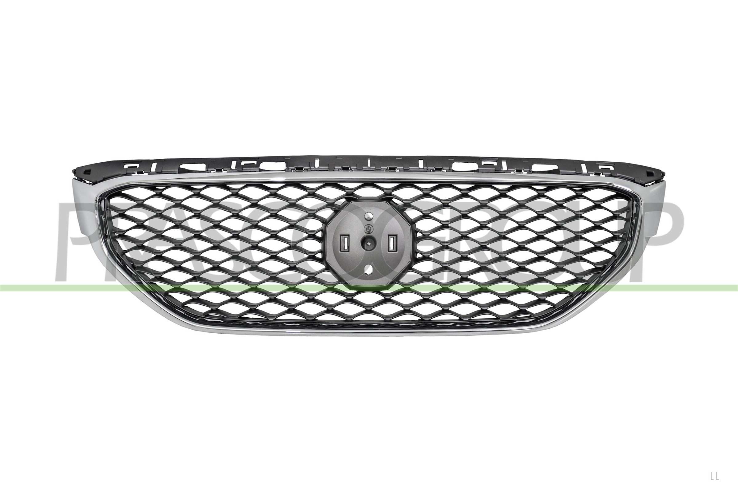 PRASCO GRIGLIA RADIATORE GRIGIA CORNICE CROMATA FORO MG ZS