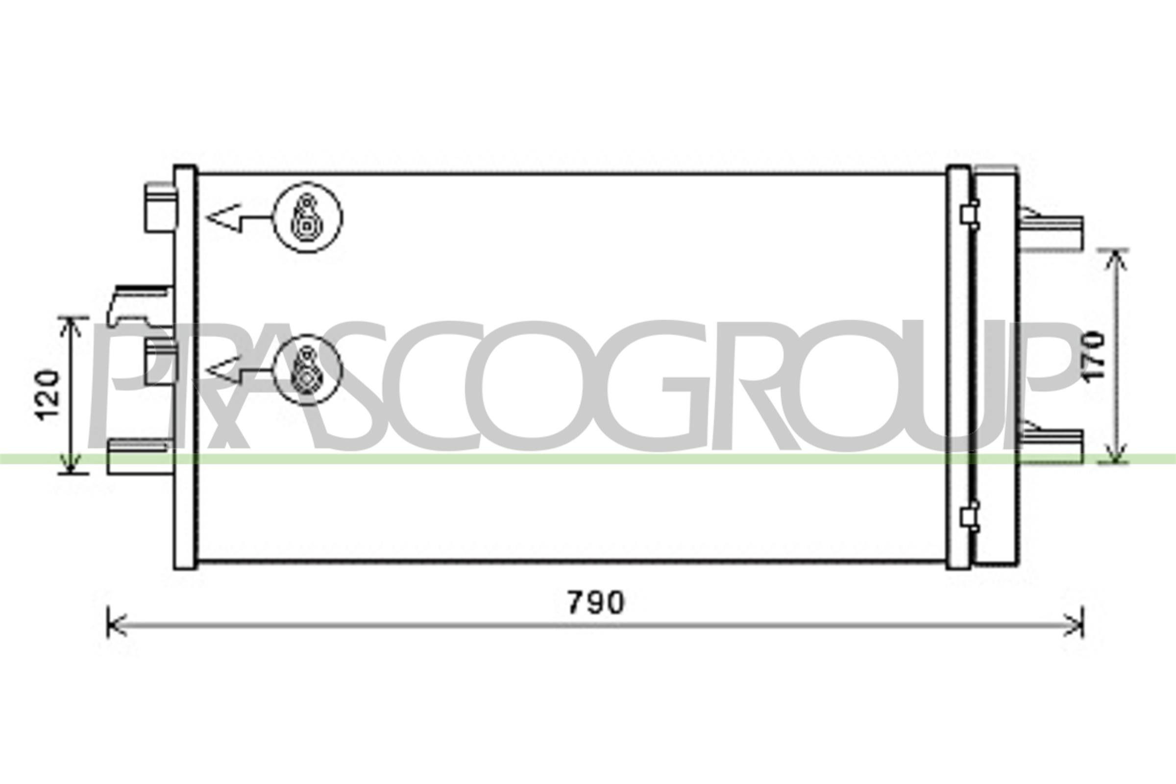 Condensatore, climatizzatore PRASCO MN312C001