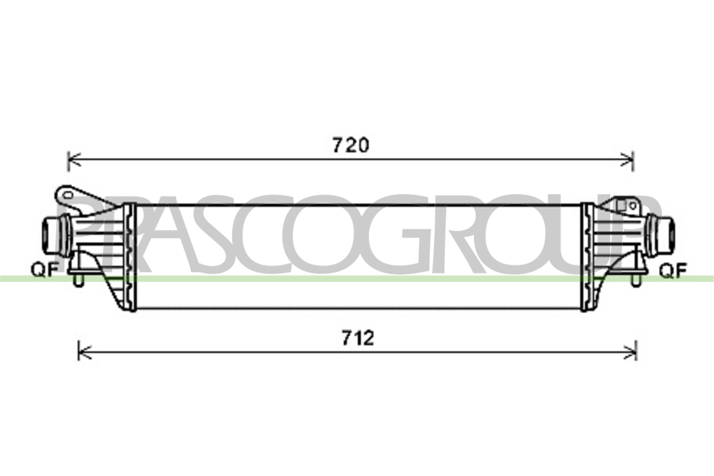 Intercooler PRASCO OP036N001