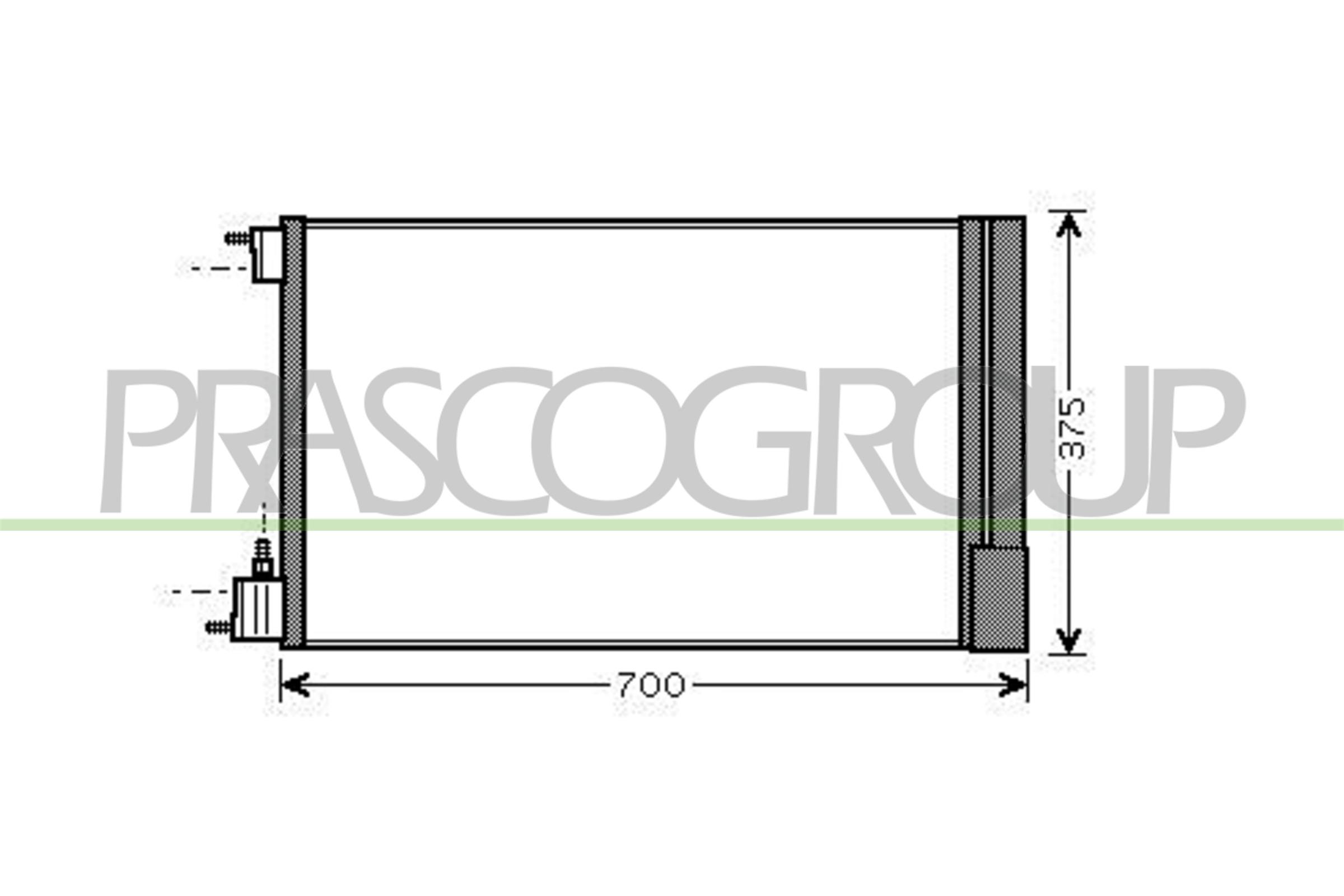 Condensatore, climatizzatore PRASCO OP060C001