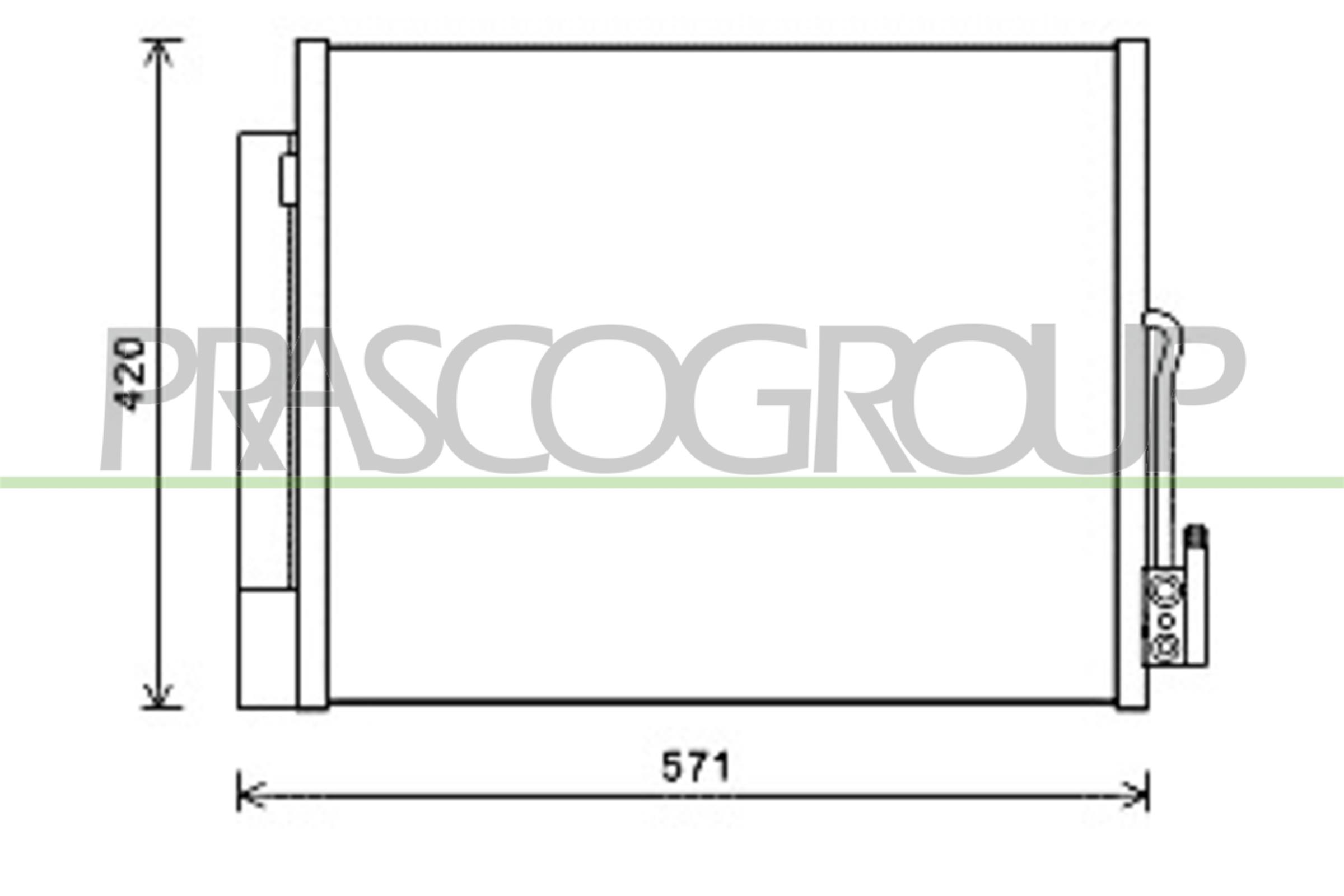 Condensatore, climatizzatore PRASCO OP354C001