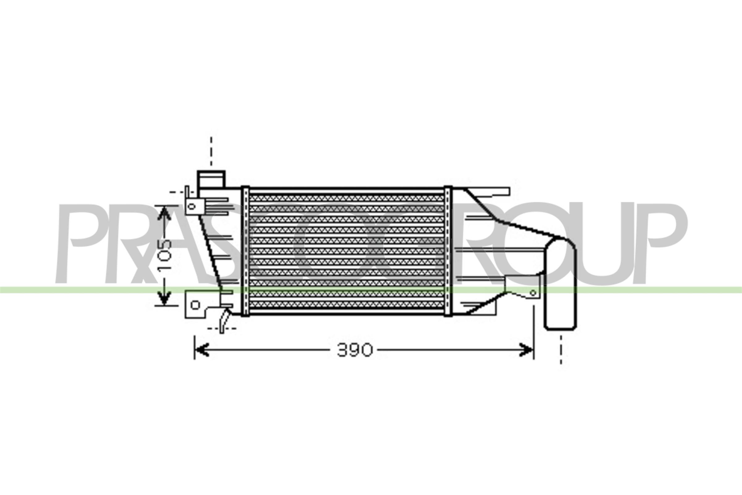 Intercooler PRASCO OP410N004