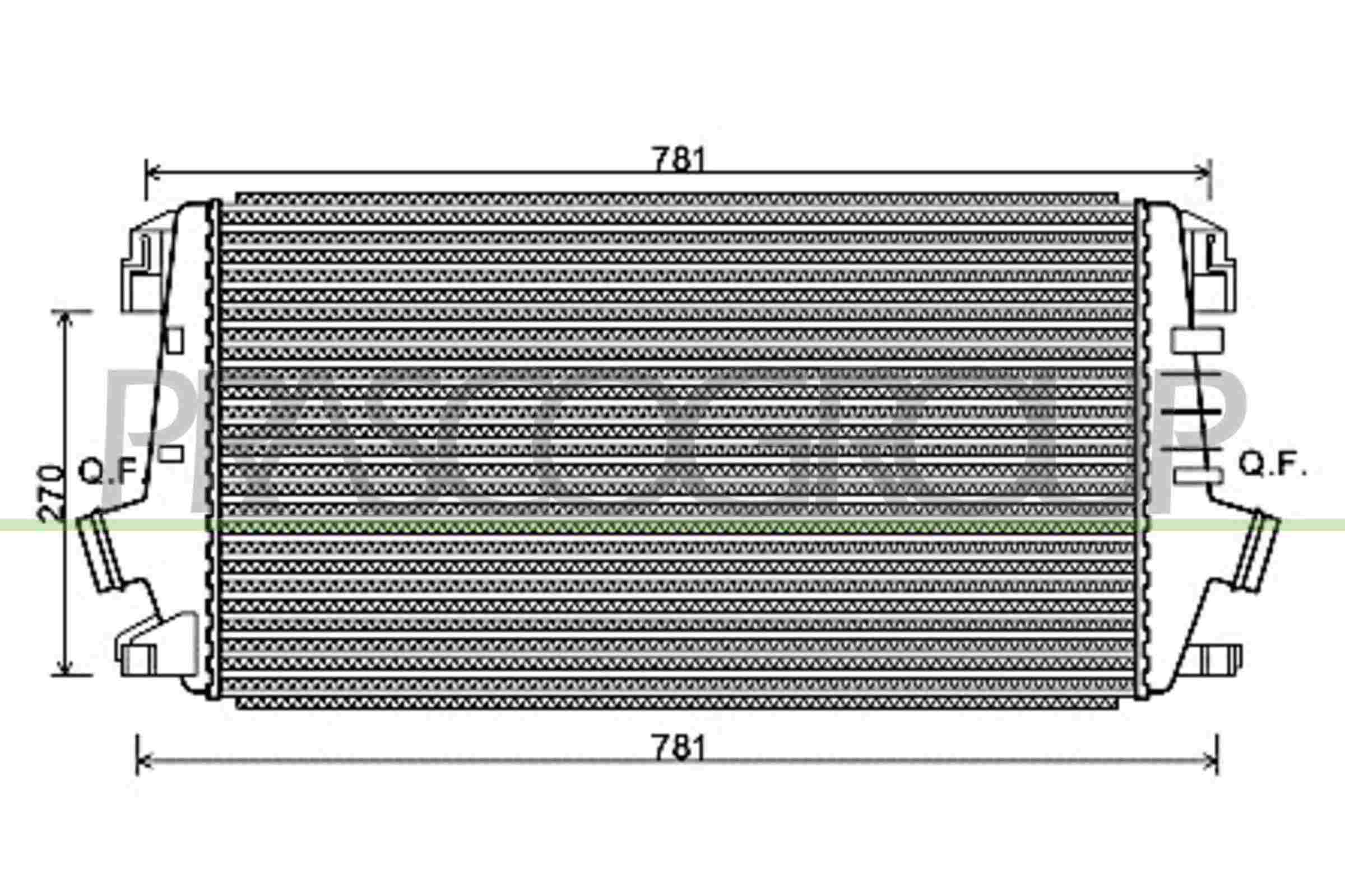Intercooler PRASCO OP414N002