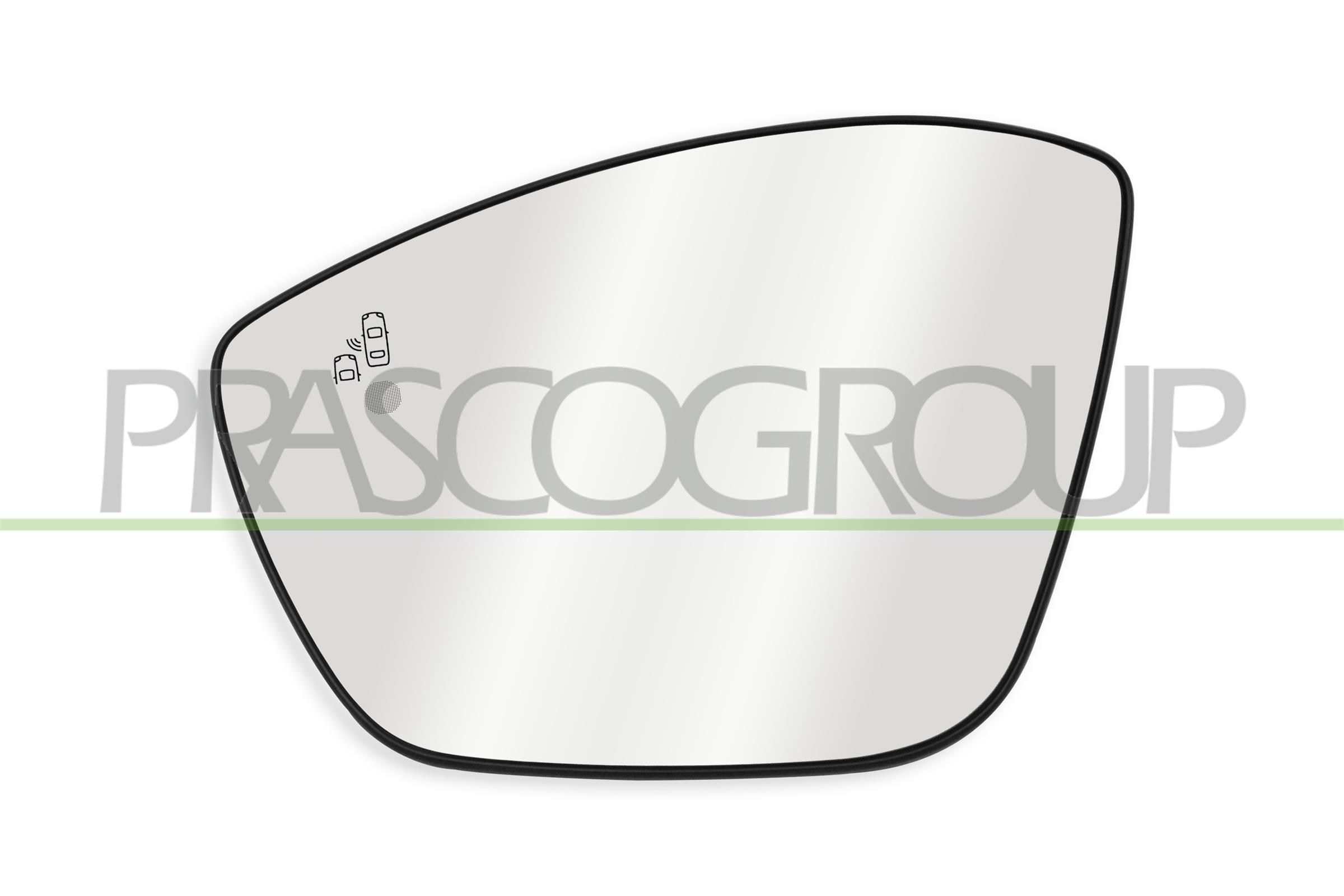 Vetro specchio, specchio esterno PRASCO OP7037524