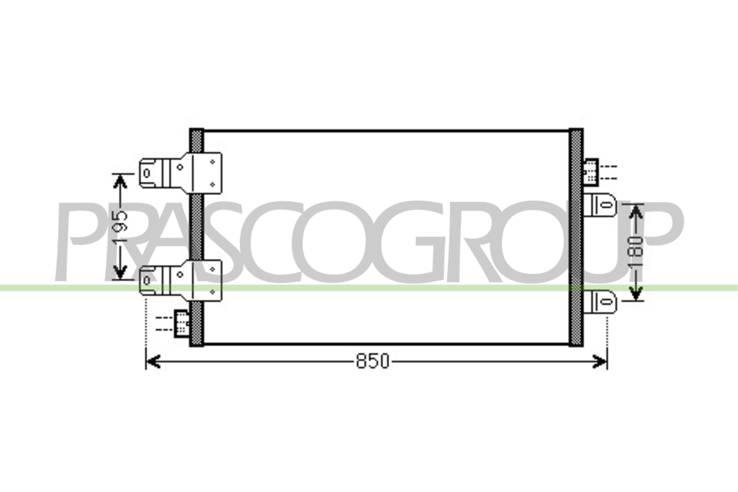 Condensatore, climatizzatore PRASCO OP954C002