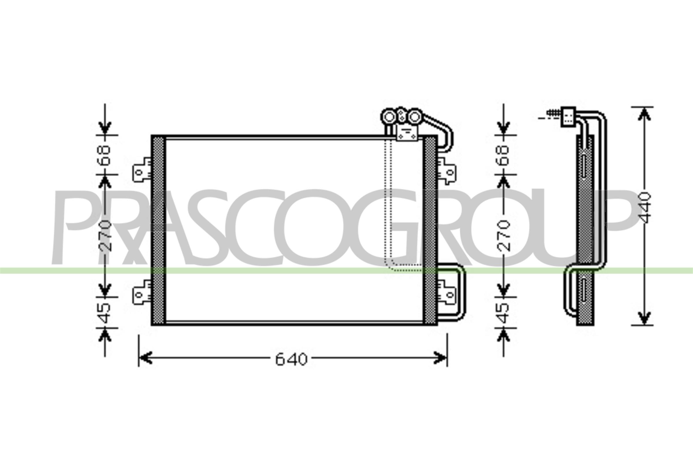 Condensatore, climatizzatore PRASCO RN026C002