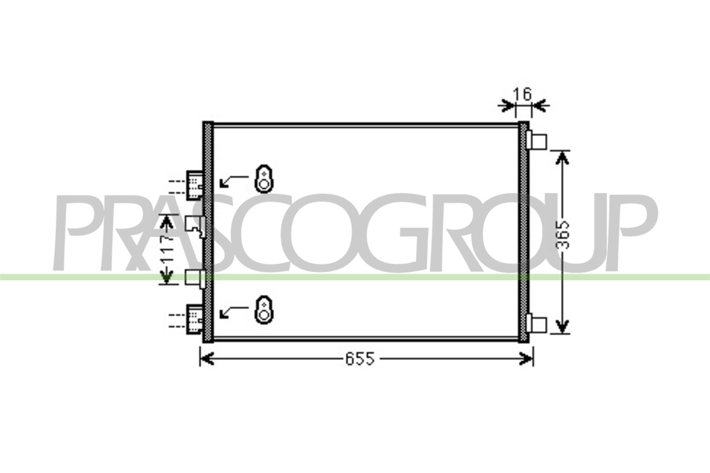 Condensatore, climatizzatore PRASCO RN032C002