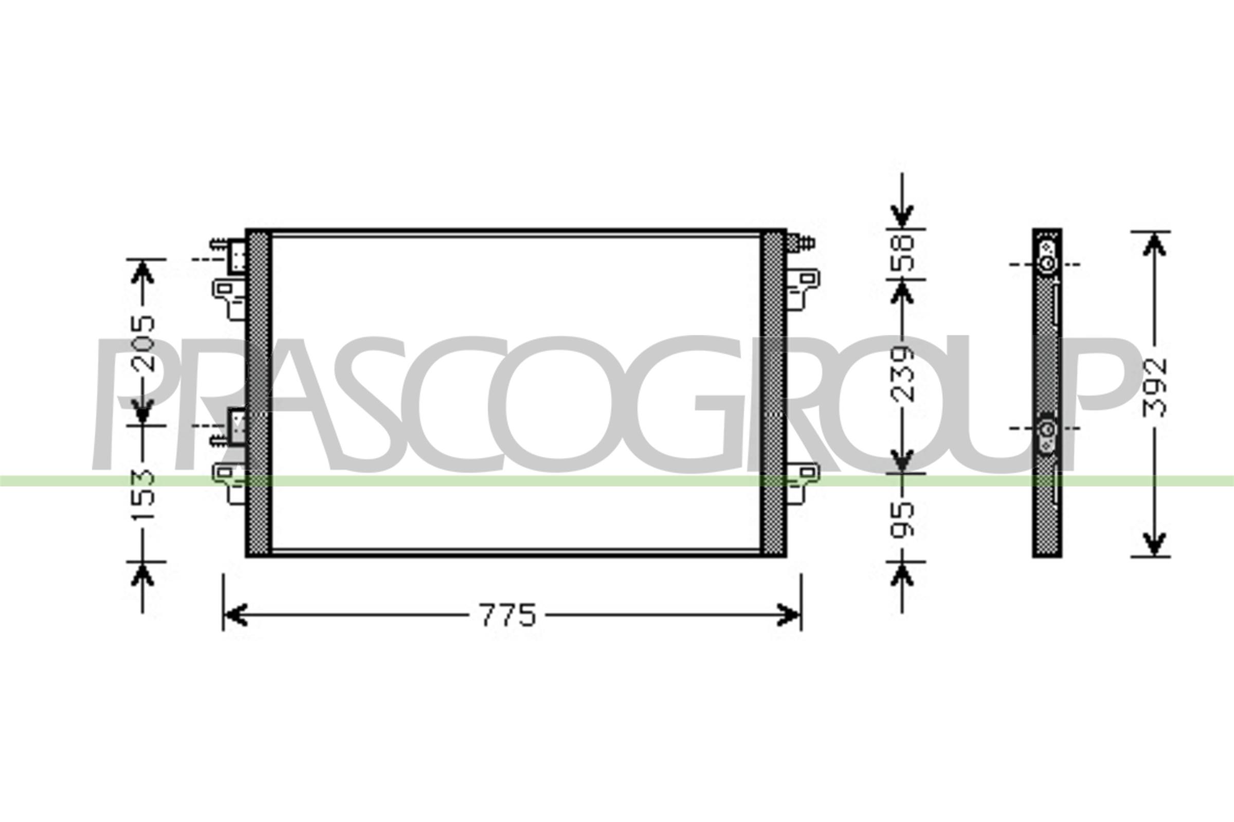 Condensatore, climatizzatore PRASCO RN085C001