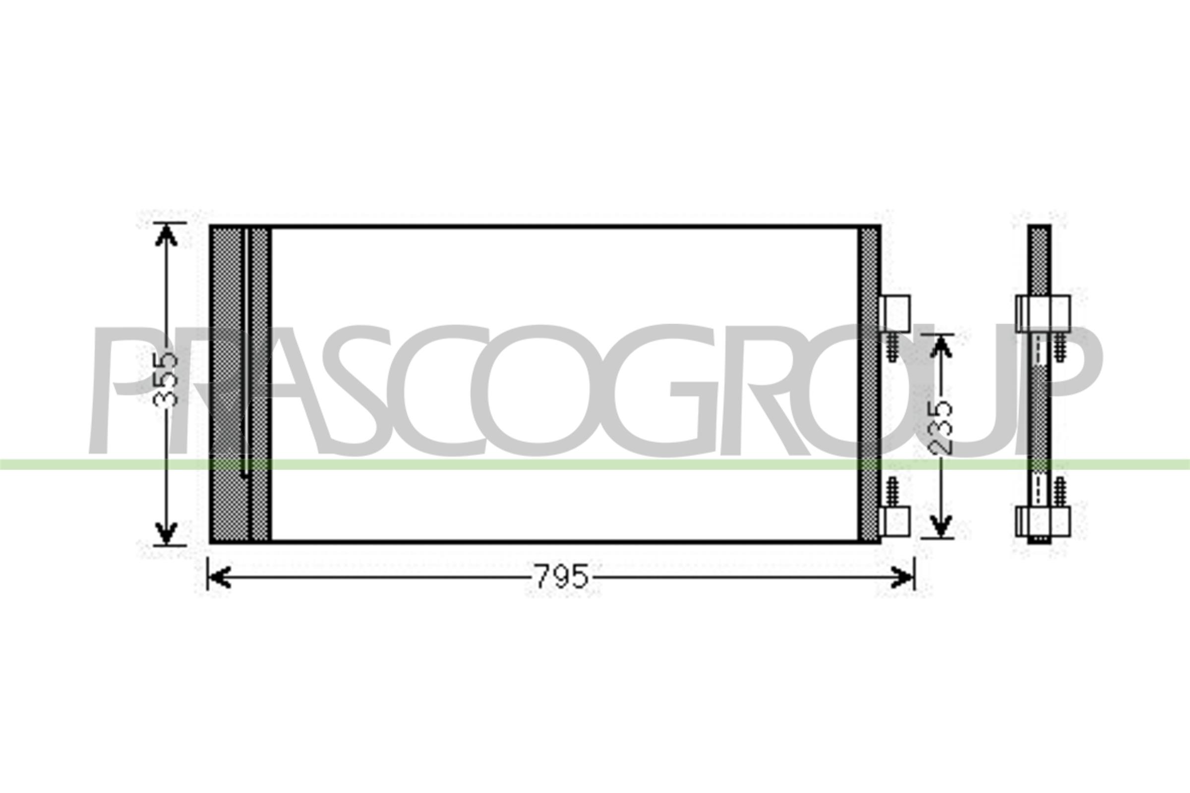 Condensatore, climatizzatore PRASCO RN086C001