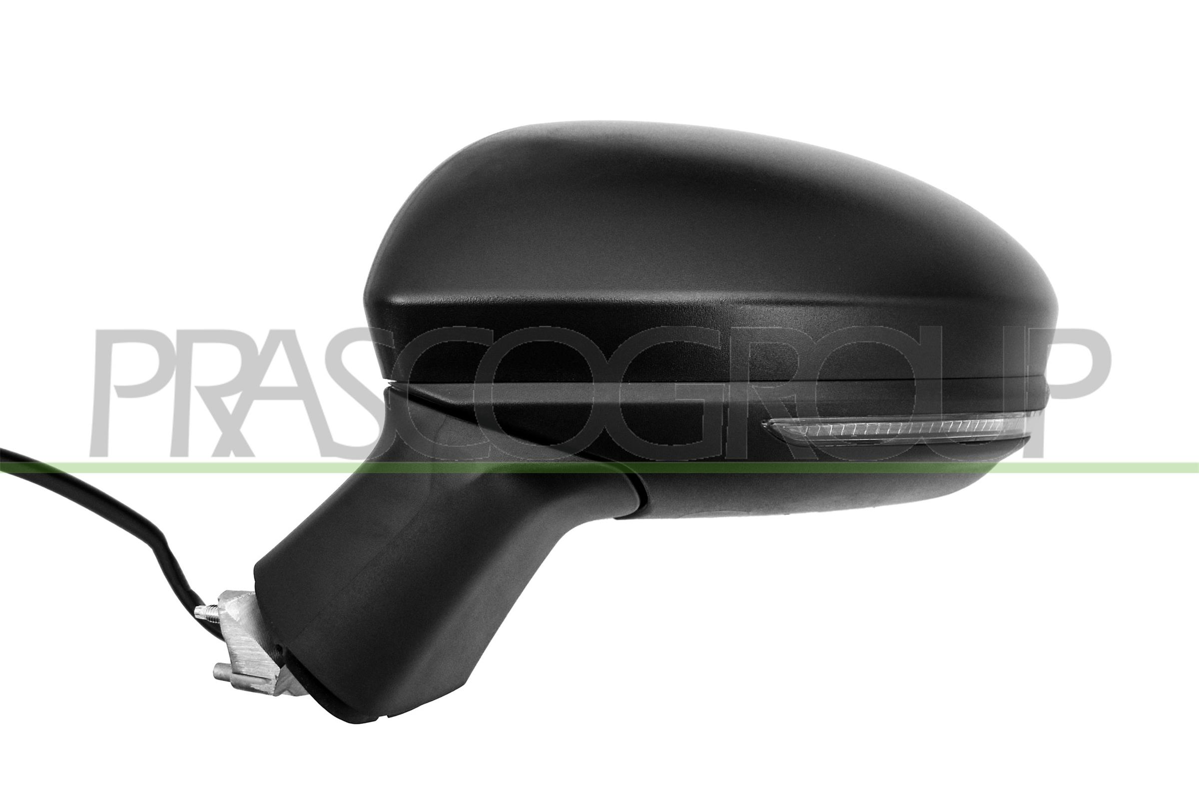 PRASCO RETROVISORE SINISTRO-ELETTRICO-NERO-TERMICO-CON FANALE-