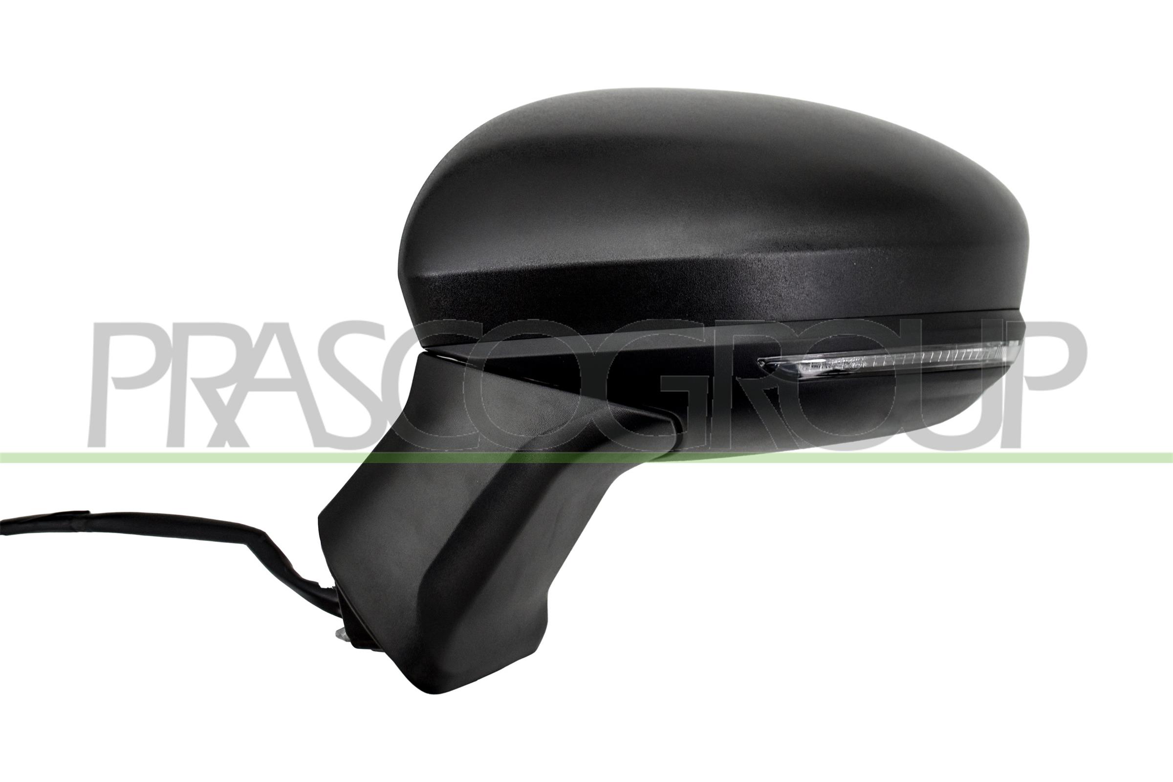 PRASCO RETROVISORE SINISTRO-ELETTRICO-NERO-TERMICO-CON FANALE-