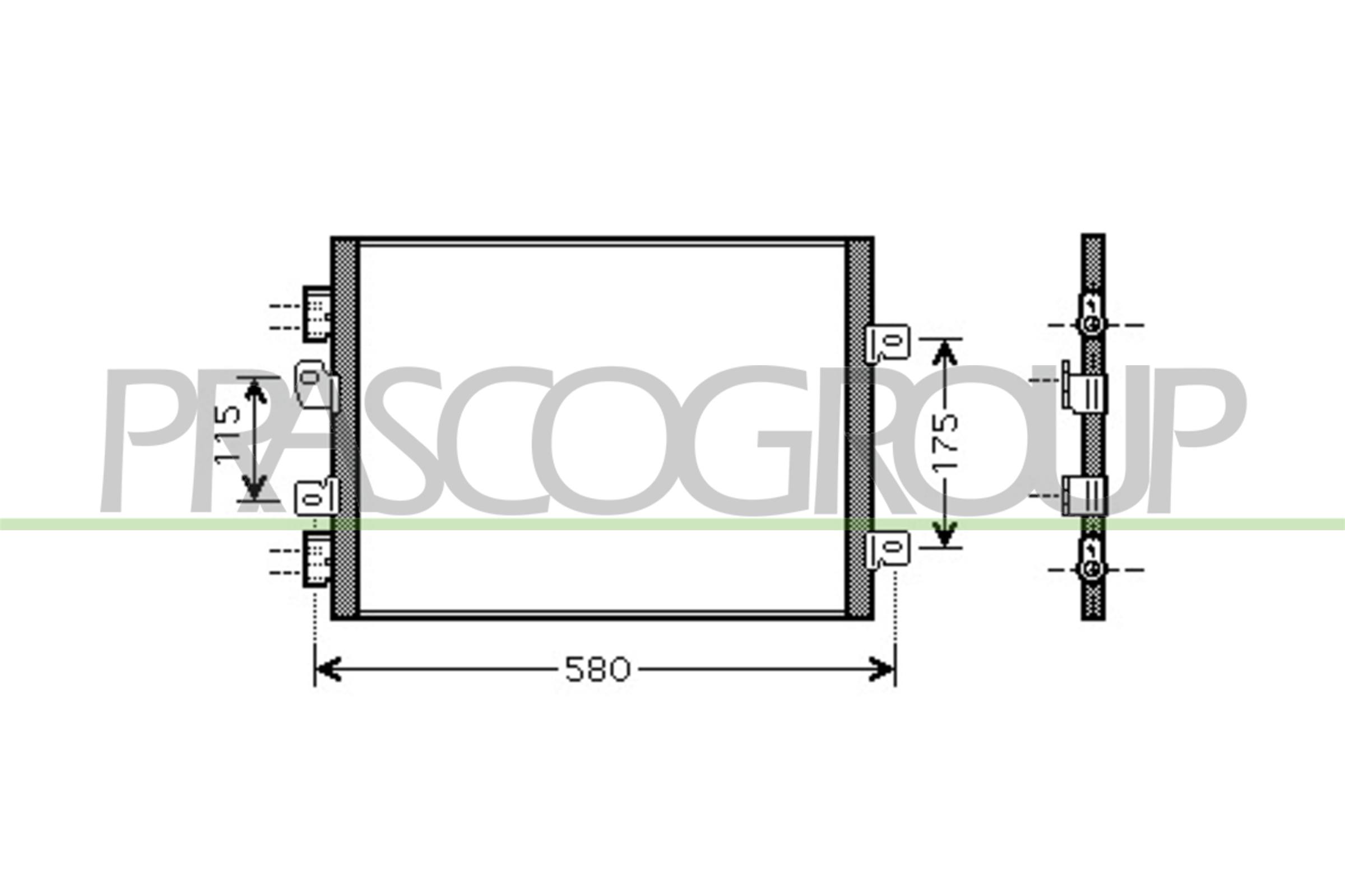 Condensatore, climatizzatore PRASCO RN916C003