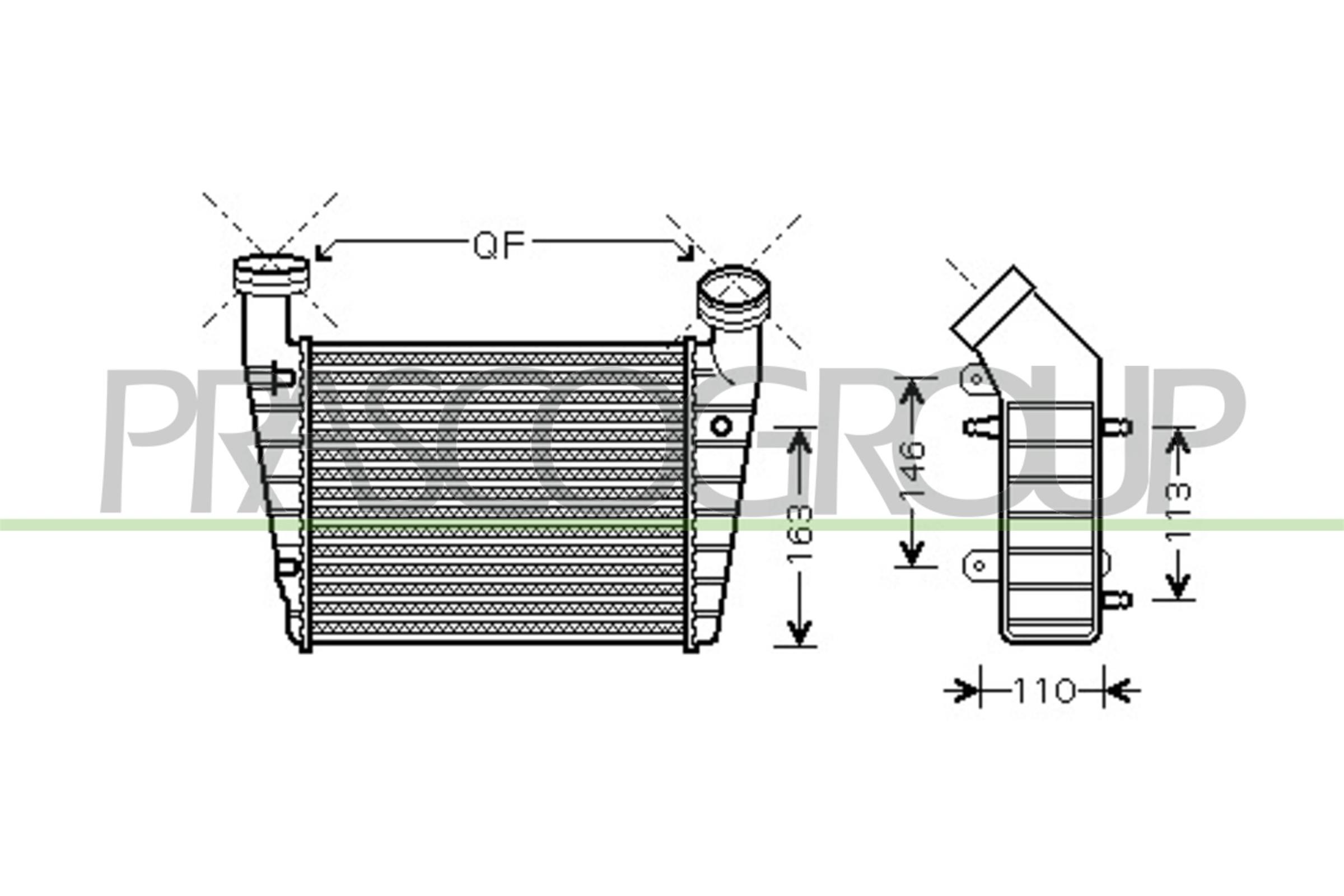 Intercooler PRASCO SK418N004
