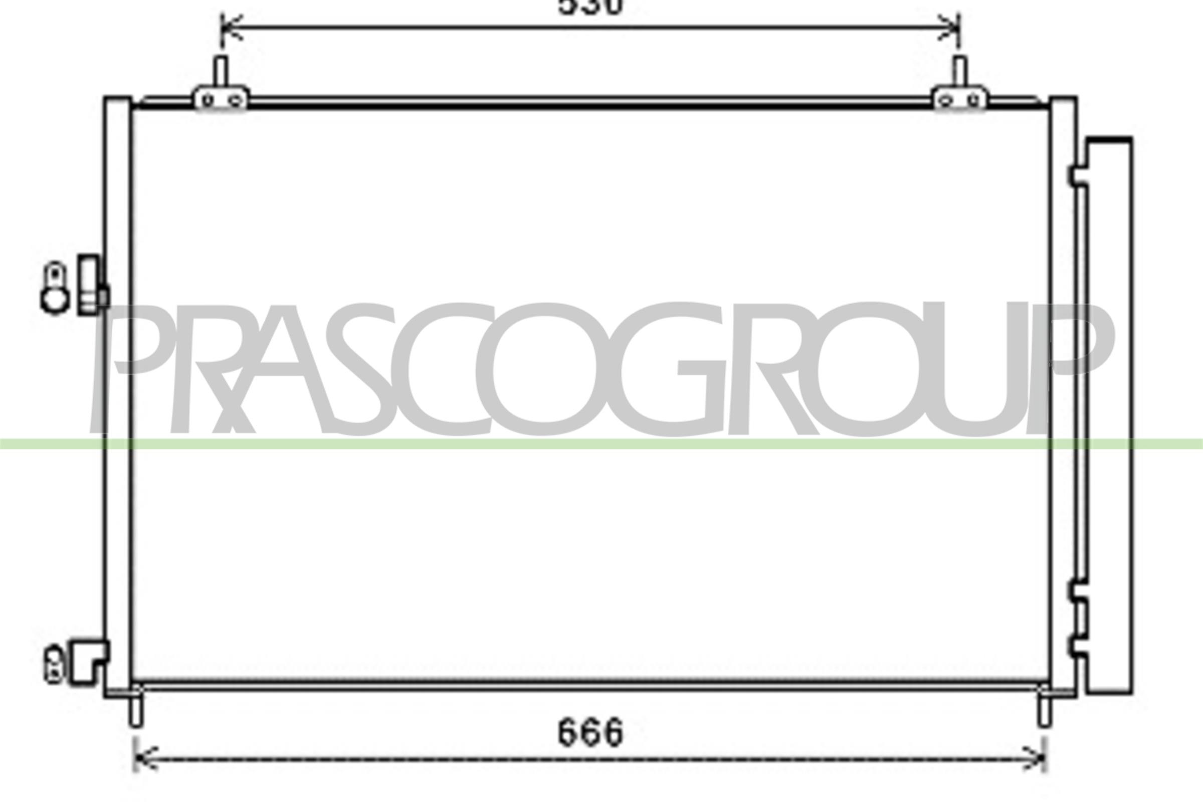 Condensatore, climatizzatore PRASCO TY290C001