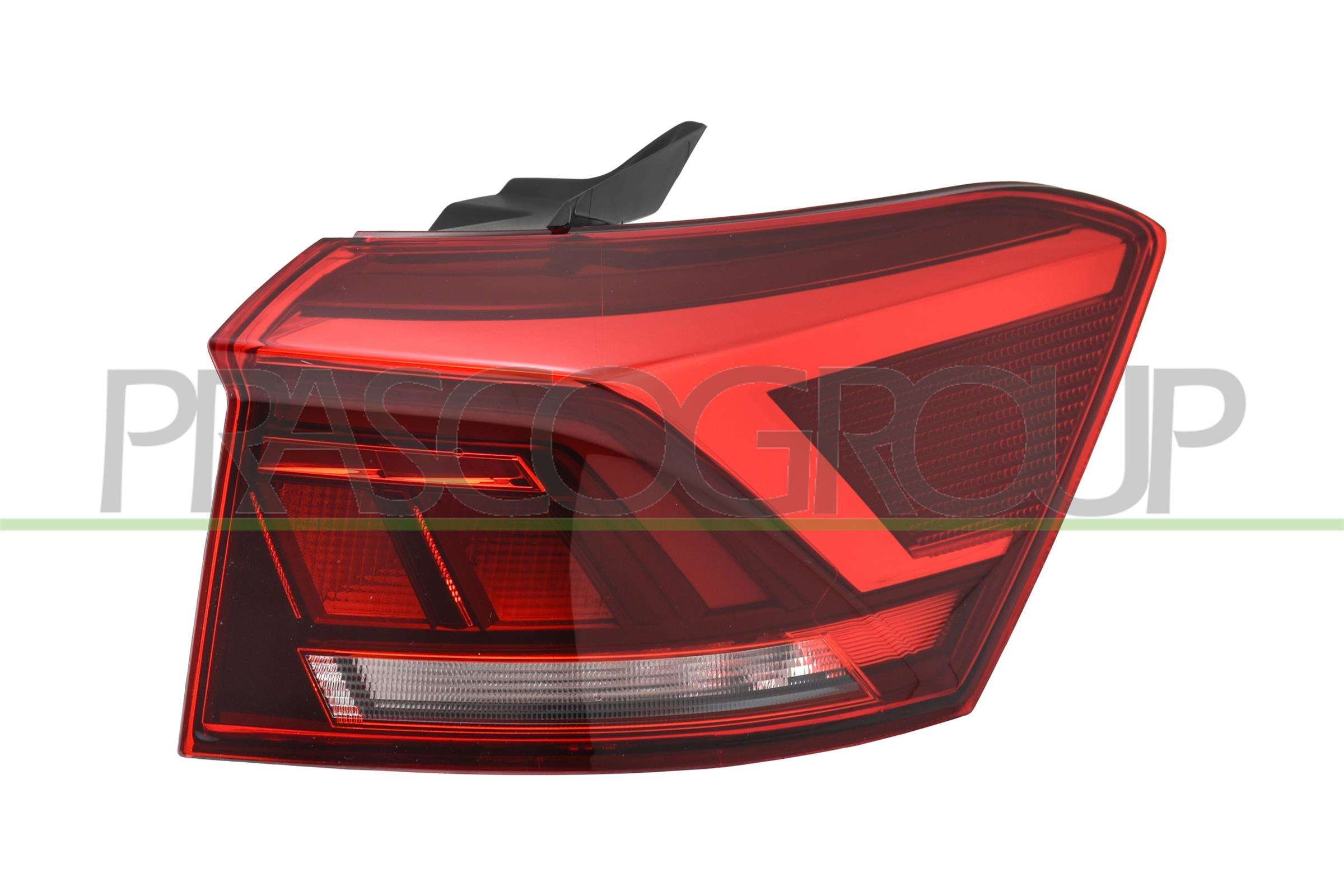 PRASCO FANALE POSTERIORE DESTRO ESTERNO NERO CON PORTA LAMPADA