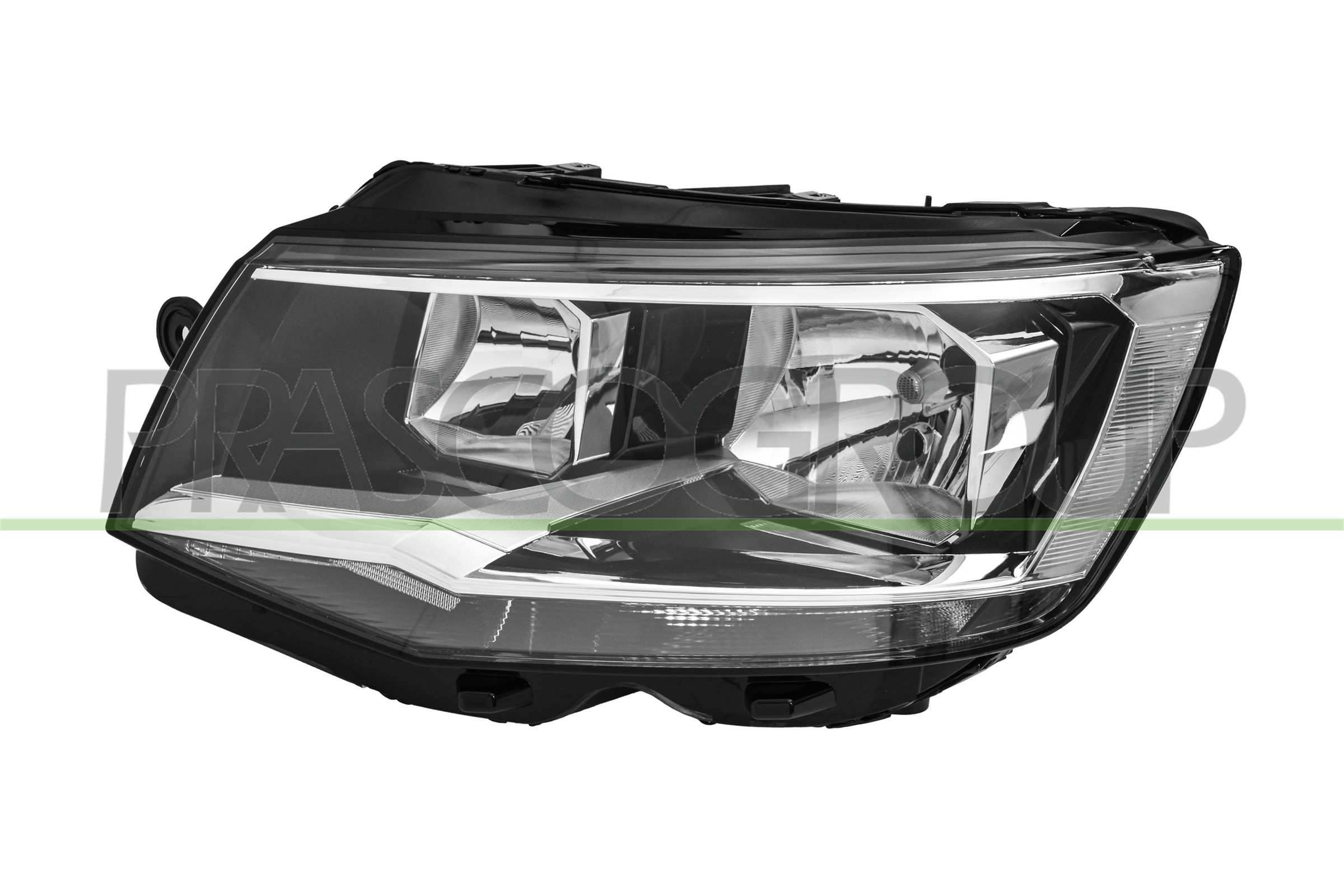 PRASCO PRO. SINISTRO H7 H7 ELETTRICO MOTORE NERO BORDO CROMATO
