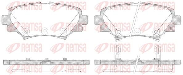 KIT PASTIGLIE FRENO, FRENO A DISCO