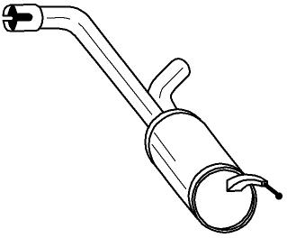 SILENZIATORE POSTERIORE