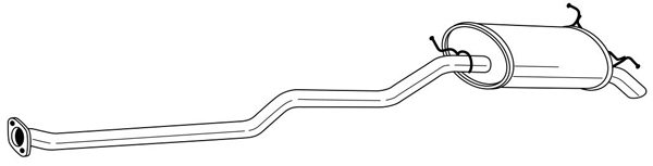 SILENZIATORE POSTERIORE