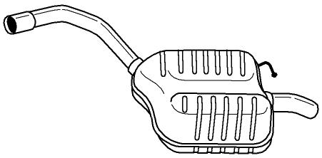 SILENZIATORE POSTERIORE