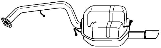 SILENZIATORE POSTERIORE