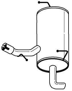 SILENZIATORE POSTERIORE