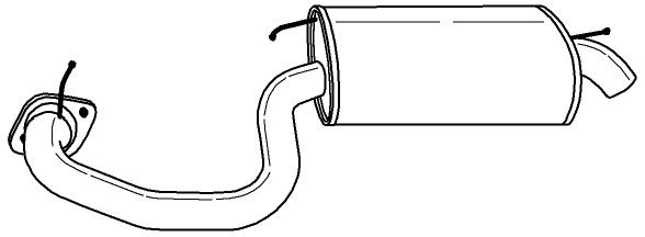 SILENZIATORE POSTERIORE