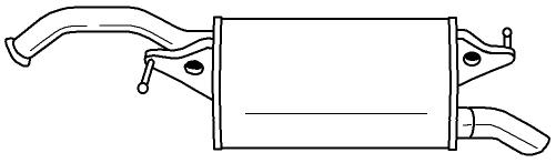 SILENZIATORE POSTERIORE