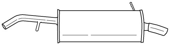 SILENZIATORE POSTERIORE