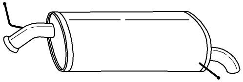 SILENZIATORE POSTERIORE