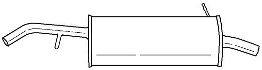 SILENZIATORE POSTERIORE