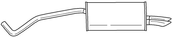 SILENZIATORE POSTERIORE