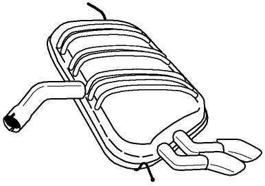 SILENZIATORE POSTERIORE