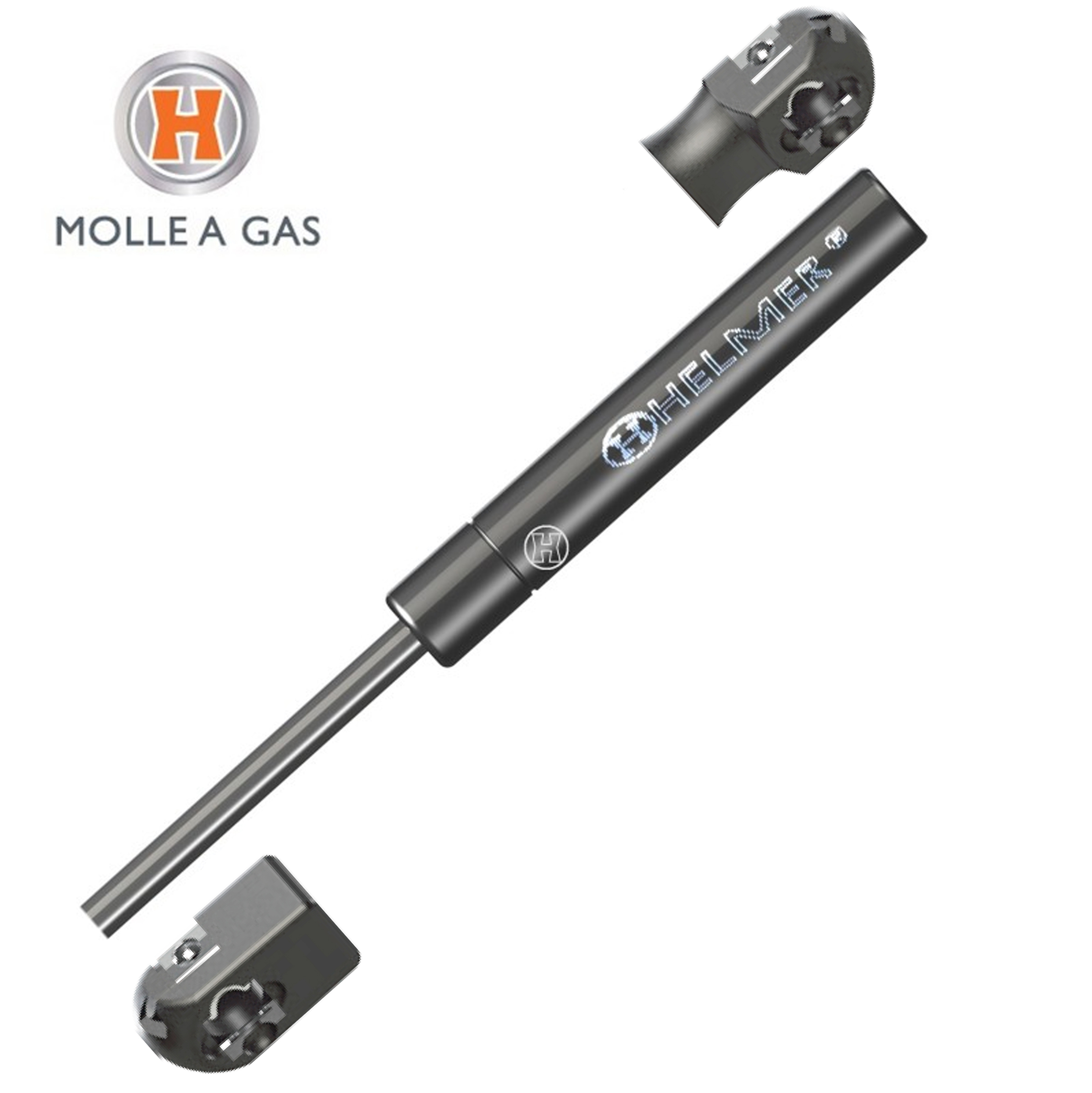 MOLLA A GAS (PER VEICOLI SENZA APERTURA AUTOMATICA