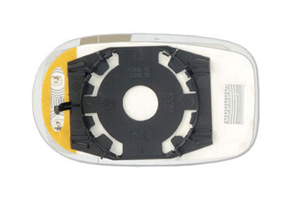 PIASTRA RETROVISORE DESTRO TERMICO-CURVO-AZZ.