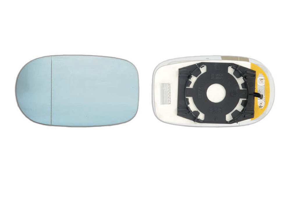 PIASTRA RETROVISORE SINISTRO TERMICO-ASFERICO-AZZ.