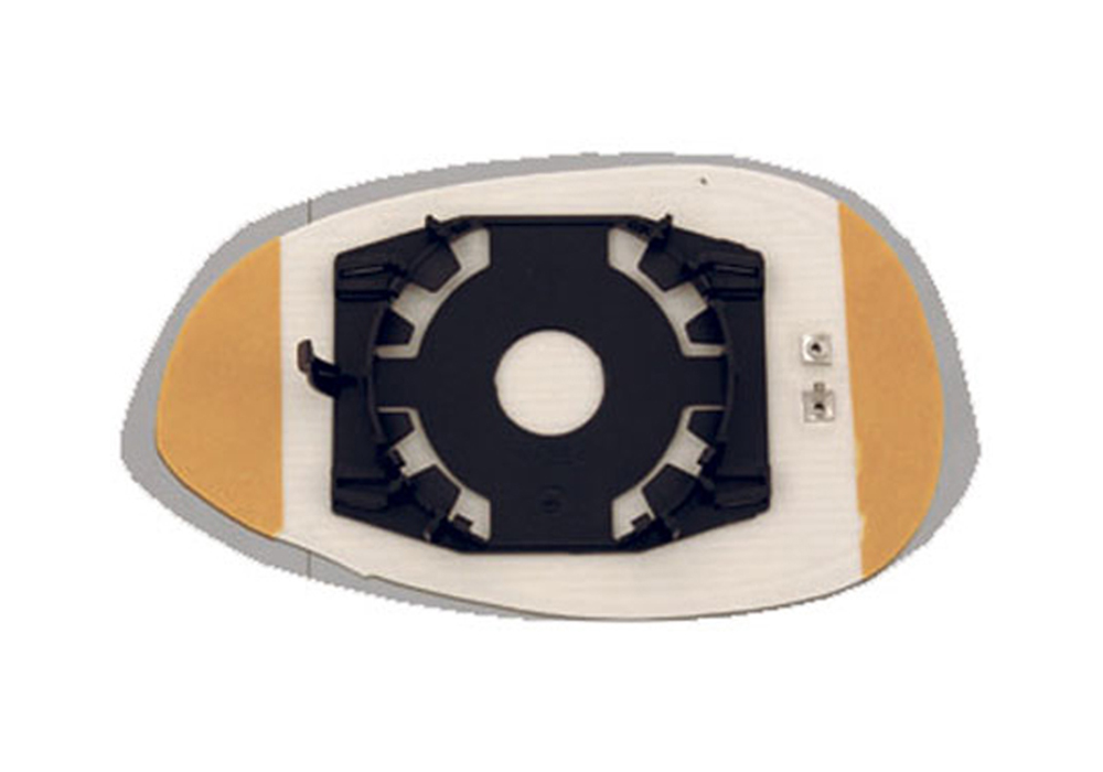 PIASTRA RETROVISORE DESTRO TERMICO-CURVO-AZZ.