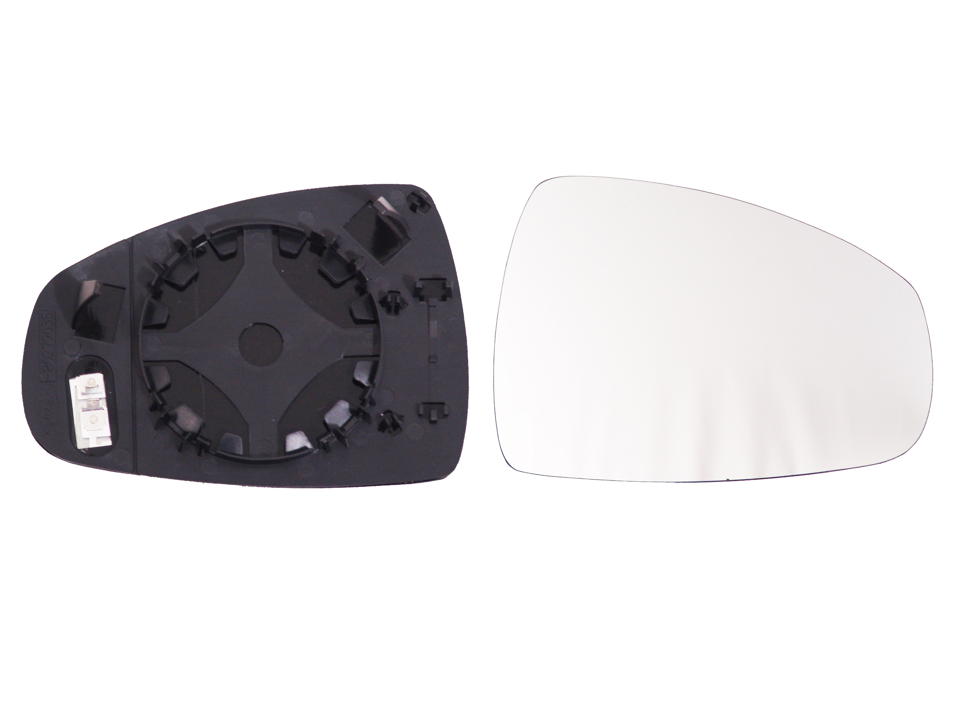 PIASTRA RETROVISORE DESTRO TERMICO-CURVO